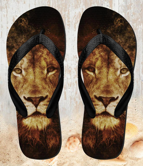 FA0476 Lion Beach Slippers Sandals Flip Flops Unisex