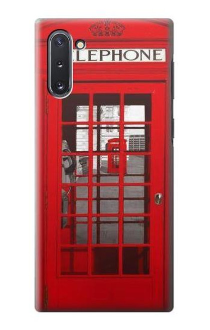 S0058 British Red Telephone Box Case For Samsung Galaxy Note 10