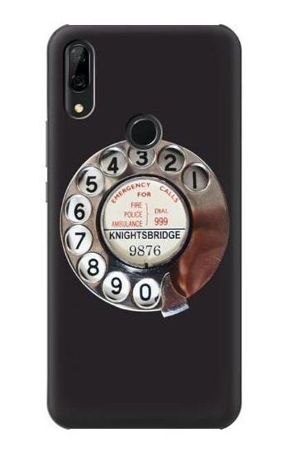 S0059 Retro Rotary Phone Dial On Case For Huawei P Smart Z, Y9 Prime 2019