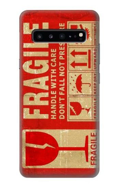 S3552 Vintage Fragile Label Art Case For Samsung Galaxy S10 5G