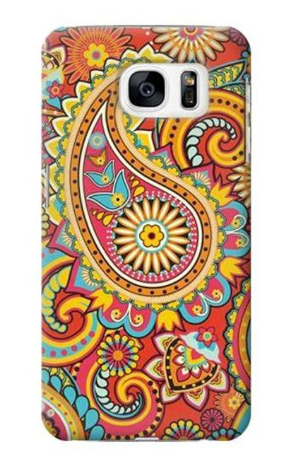 S3402 Floral Paisley Pattern Seamless Case For Samsung Galaxy S7