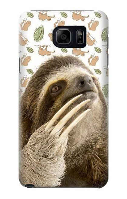 S3559 Sloth Pattern Case For Samsung Galaxy S6 Edge Plus