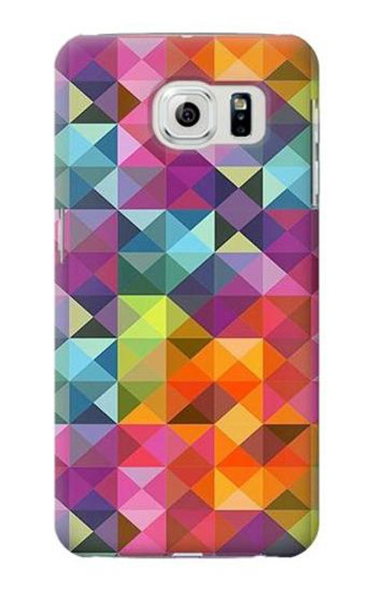S3477 Abstract Diamond Pattern Case For Samsung Galaxy S6