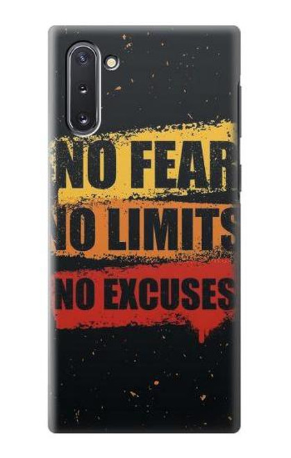 S3492 No Fear Limits Excuses Case For Samsung Galaxy Note 10