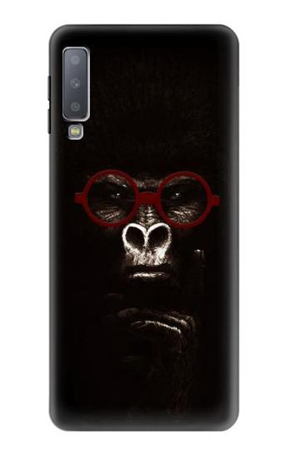 S3529 Thinking Gorilla Case For Samsung Galaxy A7 (2018)