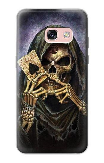 S3594 Grim Reaper Wins Poker Case For Samsung Galaxy A3 (2017)