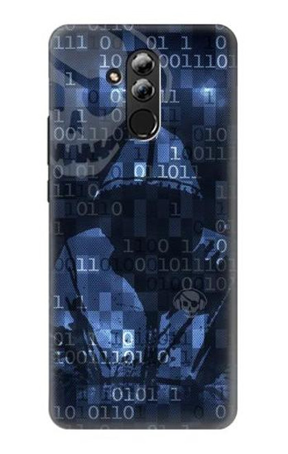 S3431 Digital Code Cyber Hacker Case For Huawei Mate 20 lite