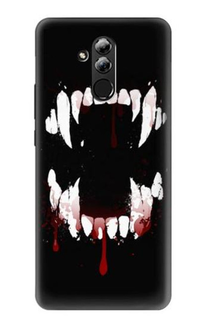 S3527 Vampire Teeth Bloodstain Case For Huawei Mate 20 lite