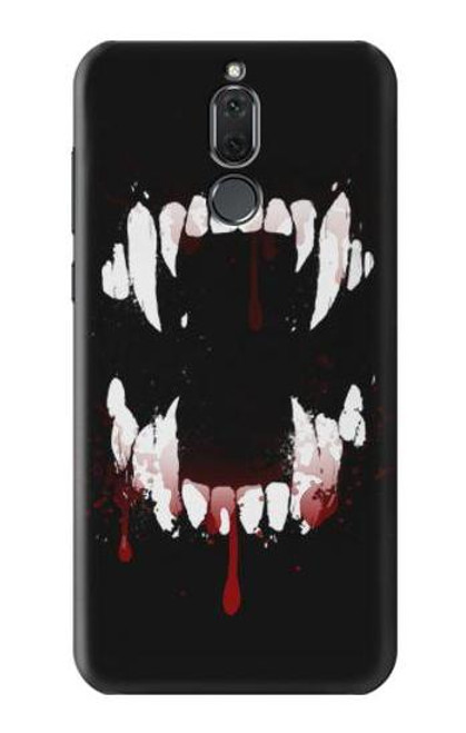 S3527 Vampire Teeth Bloodstain Case For Huawei Mate 10 Lite