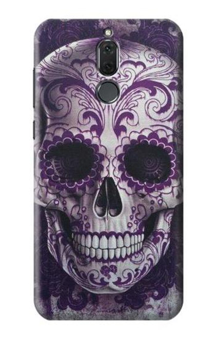 S3582 Purple Sugar Skull Case For Huawei Mate 10 Lite