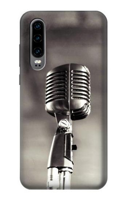 S3495 Vintage Microphone Case For Huawei P30