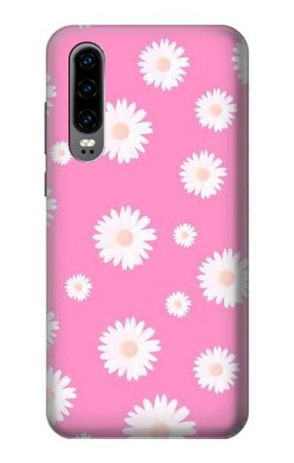 S3500 Pink Floral Pattern Case For Huawei P30