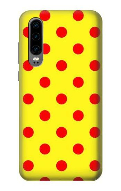 S3526 Red Spot Polka Dot Case For Huawei P30