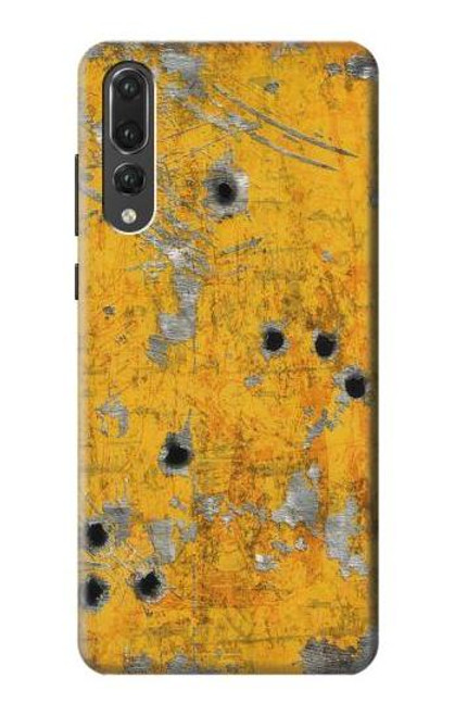 S3528 Bullet Rusting Yellow Metal Case For Huawei P20 Pro