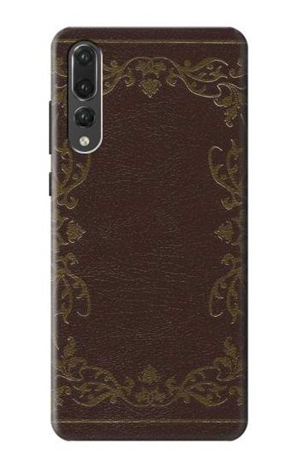 S3553 Vintage Book Cover Case For Huawei P20 Pro