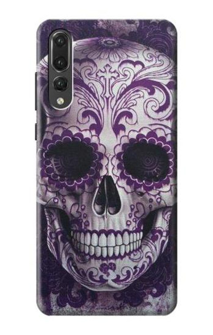 S3582 Purple Sugar Skull Case For Huawei P20 Pro