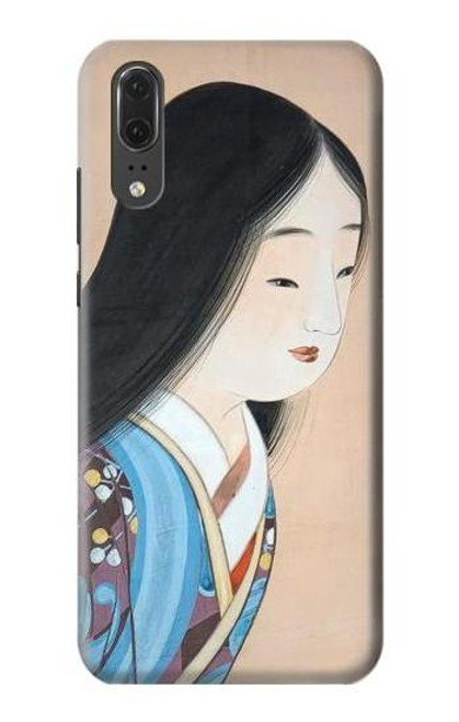 S3483 Japan Beauty Kimono Case For Huawei P20