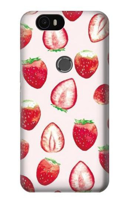 S3481 Strawberry Case For Huawei Nexus 6P