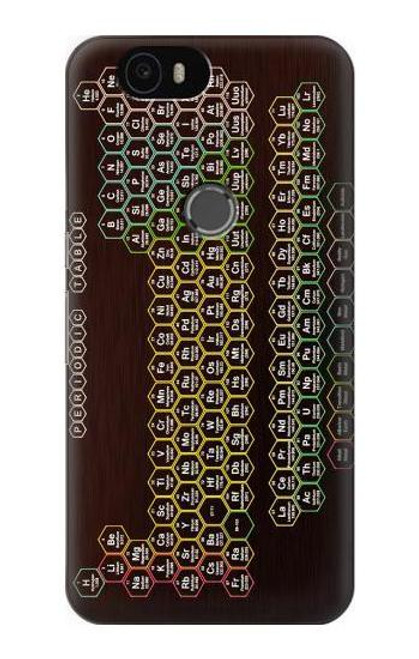 S3544 Neon Honeycomb Periodic Table Case For Huawei Nexus 6P