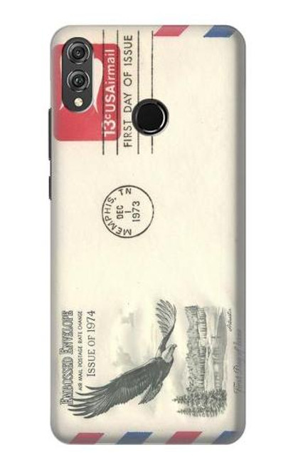 S3551 Vintage Airmail Envelope Art Case For Huawei Honor 8X