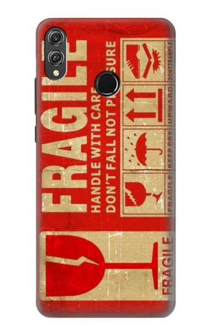S3552 Vintage Fragile Label Art Case For Huawei Honor 8X