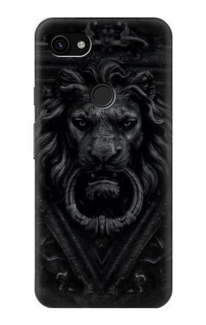S3619 Dark Gothic Lion Case For Google Pixel 3a XL