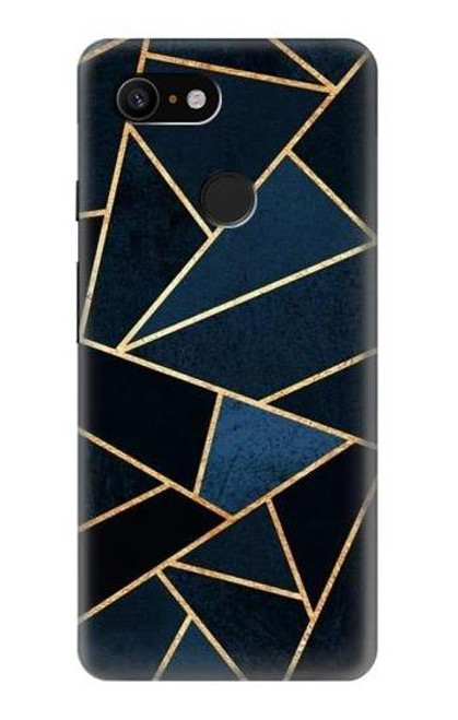 S3479 Navy Blue Graphic Art Case For Google Pixel 3