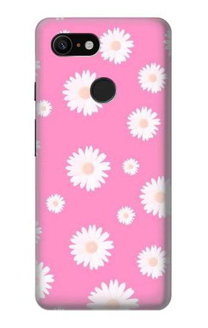S3500 Pink Floral Pattern Case For Google Pixel 3