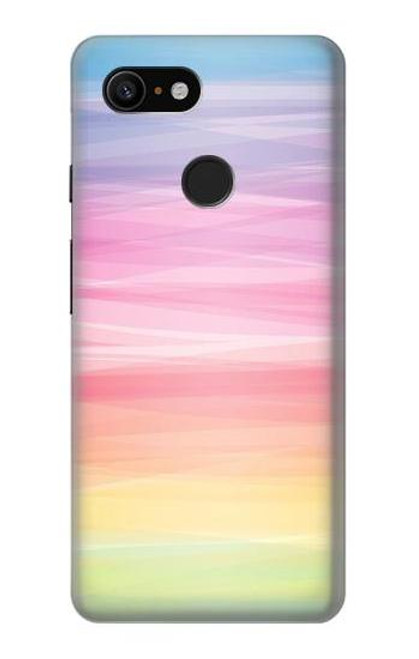 S3507 Colorful Rainbow Pastel Case For Google Pixel 3