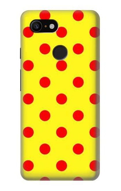 S3526 Red Spot Polka Dot Case For Google Pixel 3