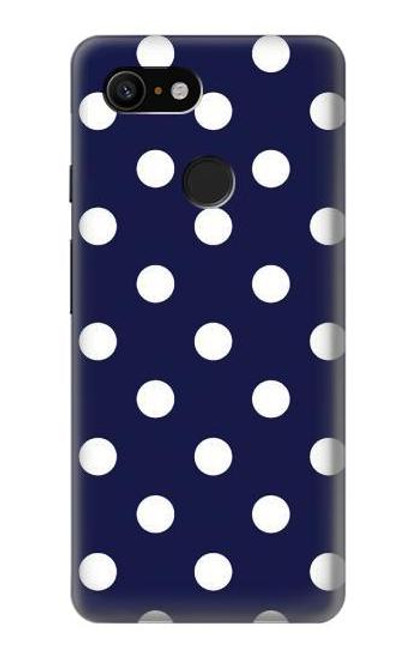 S3533 Blue Polka Dot Case For Google Pixel 3