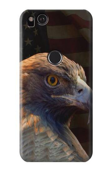 S3376 Eagle American Flag Case For Google Pixel 2