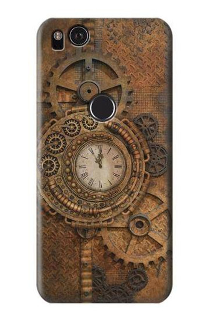 S3401 Clock Gear Streampunk Case For Google Pixel 2