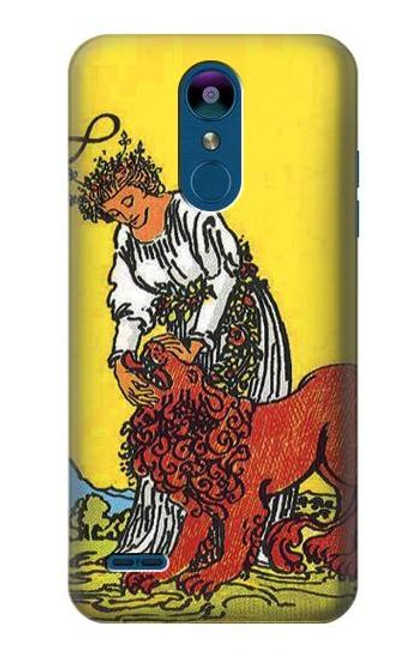 S3458 Strength Tarot Card Case For LG K8 (2018)