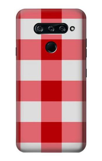 S3535 Red Gingham Case For LG V40, LG V40 ThinQ