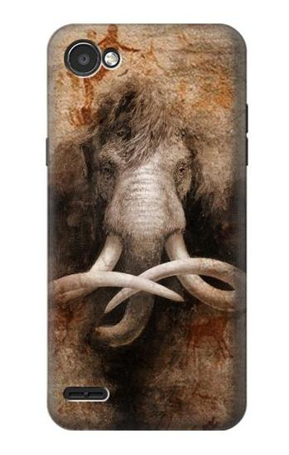 S3427 Mammoth Ancient Cave Art Case For LG Q6