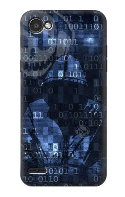 S3431 Digital Code Cyber Hacker Case For LG Q6