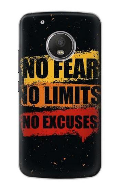 S3492 No Fear Limits Excuses Case For Motorola Moto G5 Plus