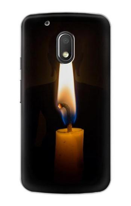 S3530 Buddha Candle Burning Case For Motorola Moto G4 Play