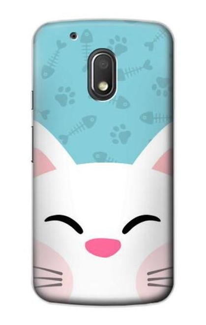 S3542 Cute Cat Cartoon Case For Motorola Moto G4 Play