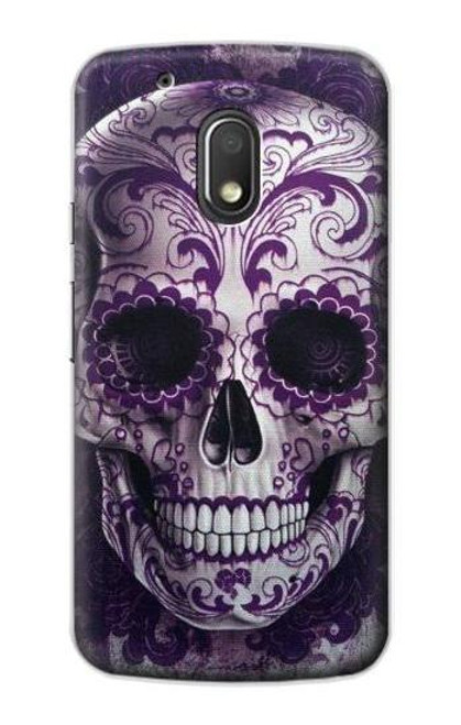 S3582 Purple Sugar Skull Case For Motorola Moto G4 Play
