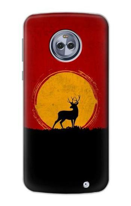 S3513 Deer Sunset Case For Motorola Moto X4