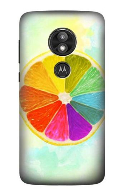 S3493 Colorful Lemon Case For Motorola Moto E Play (5th Gen.), Moto E5 Play, Moto E5 Cruise (E5 Play US Version)