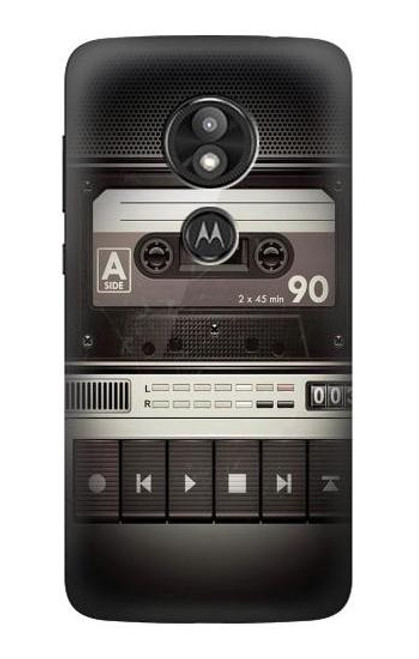 S3501 Vintage Cassette Player Case For Motorola Moto E Play (5th Gen.), Moto E5 Play, Moto E5 Cruise (E5 Play US Version)