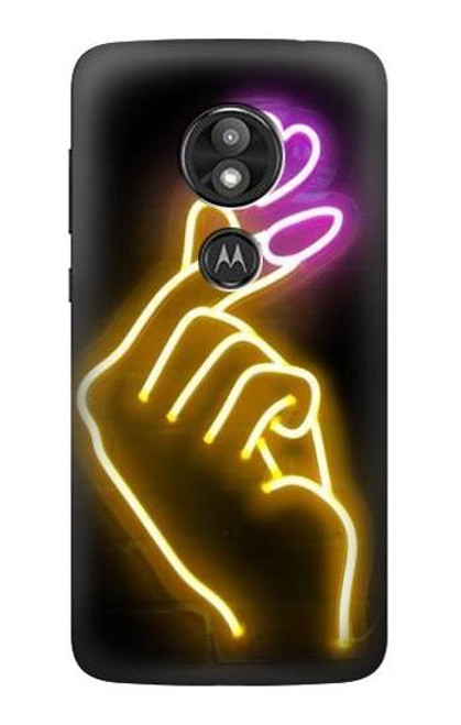 S3512 Cute Mini Heart Neon Graphic Case For Motorola Moto E Play (5th Gen.), Moto E5 Play, Moto E5 Cruise (E5 Play US Version)