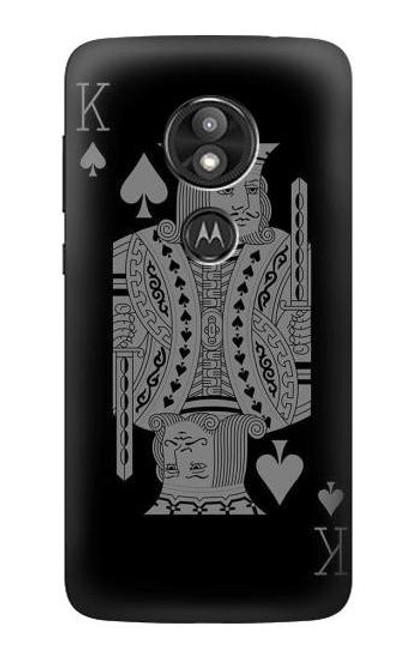 S3520 Black King Spade Case For Motorola Moto E Play (5th Gen.), Moto E5 Play, Moto E5 Cruise (E5 Play US Version)