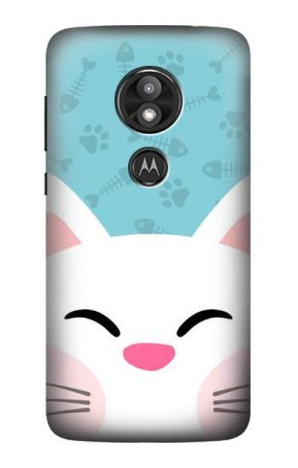 S3542 Cute Cat Cartoon Case For Motorola Moto E Play (5th Gen.), Moto E5 Play, Moto E5 Cruise (E5 Play US Version)