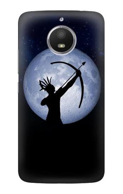 S3489 Indian Hunter Moon Case For Motorola Moto E4 Plus