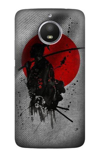 S3517 Japan Flag Samurai Case For Motorola Moto E4 Plus