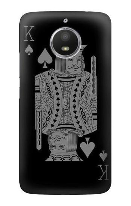 S3520 Black King Spade Case For Motorola Moto E4 Plus